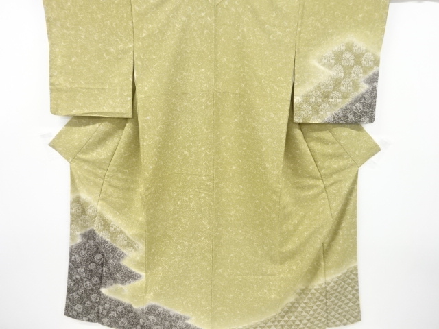 JAPANESE KIMONO / UNUSED HOMONGI / FUSHI TSUMUGI